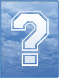 Graphic of a question mark.