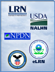 Montage of logos:  LRN, USDA NALHN, NPDN, eLRN, FERN